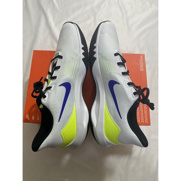 New Mens Size 13 White Nike Precision V Basketball Shoes CW3403 100 - Picture 8 of 13